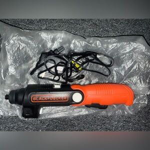 Black & Decker Orange and Black Cordless Drill